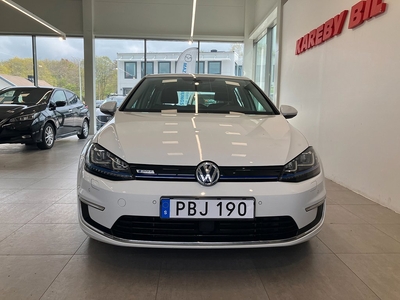 Volkswagen E-Golf 24.2 kWh 115hk | Adaptiv | Navi | SoV-hjul