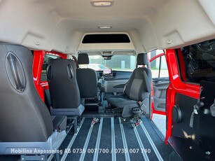 Ford Transit Custom Handikappanpassad 6 Way Höger Fram