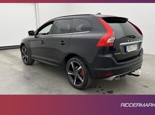 Volvo XC60 D5 215hk R-Design D-Värmare Navi Drag Skinn VOC