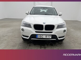 BMW X3 xDrive20d Navi Sensorer Keyless Rattvärme Välservad