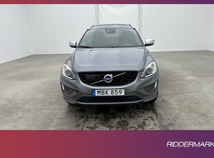 Volvo XC60 D5 AWD R-Design Pano VOC H/K Skinn Kamera Drag