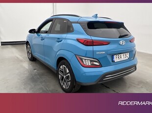 Hyundai Kona 64 kWh 204hk Advanced HUD Kamera Navi Skinn