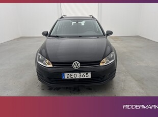 Volkswagen Golf Sportscombi 110hk CarPlay Sensorer Rattvärme