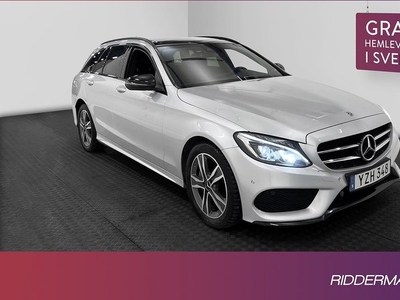 Mercedes C220Benz C 220 T d 4M AMG Pano Värmare Skinn Drag 2018, Kombi