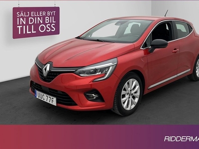 Renault ClioTCe Intens Navi Sensorer CarPlay Välserv 2020, Halvkombi