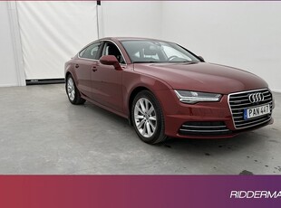 Audi A7Q V6 TDI Värmare Kamera Skinn Matrix 0,48L mil 2017, Sportkupé