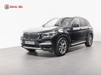 BMW X3 XDRIVE20D STEPTRONIC 190HK P-VÄRM HiFi LÄDER EL-LUCKA