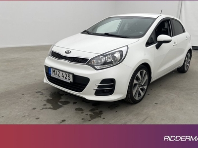 Kia Rio1.2 CVVT Advance Kamera Navi Rattvärme Välserv 2016, Halvkombi