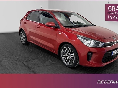 Kia Rio1.2 CVVT GLS Kamera Navi Rattvärme CarPlay 2017, Halvkombi