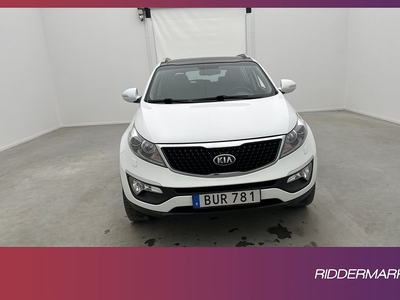 Kia Sportage 1.6 GDI 135hk Två-Bruk Pano Kamera Navi Skinn