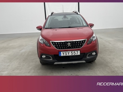 Peugeot 2008 1.2 VTi 82hk Allure Pano Navi Halvskinn Välserv