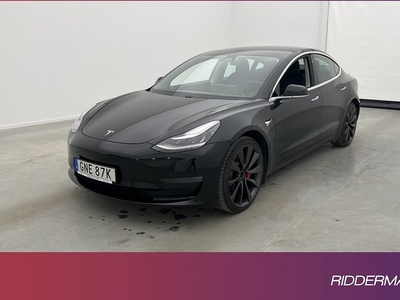 Tesla Model 3Performance Autopilot Panorama Sv.Såld 2020, Halvkombi