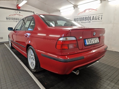 BMW 523 i e39 imola M-sport lågmil svensksåld få ägare