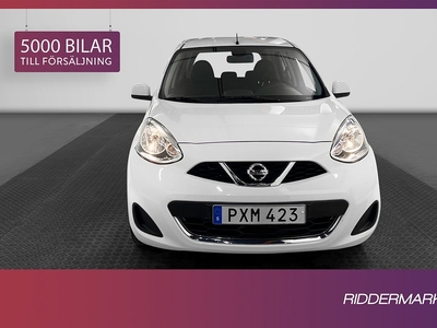 Nissan Micra CVT Automat 80hk Farthållare Välservad 0,5l/Mil