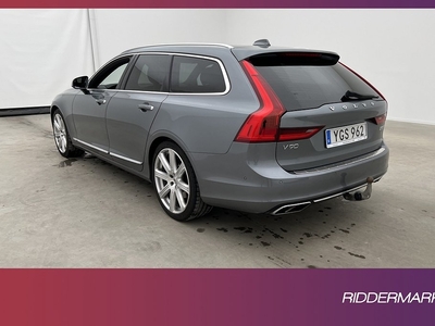 Volvo V90 D5 AWD Inscription Pano Värmare HUD Kamera Skinn