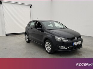 Volkswagen PoloTSI Bluetooth 0,47l mil Låg-Årsskatt 2017, Halvkombi