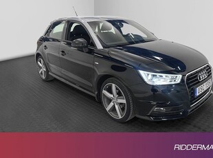 Audi A1Sportback 1.0 TFSI S-Line Farthållare 0.43L mil 2016, Halvkombi