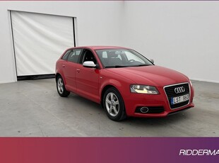 Audi A3Sportback TDI S-Line Navi Sensorer Halvskinn 2012, Halvkombi