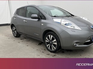 Nissan Leaf30 kWh Tekna 360 Kamera Rattvärme Skinn 2017, Halvkombi