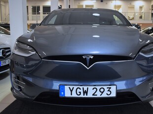 Tesla Model X 90D 7-sits 423hk AWD Drag AutoPilot Navi Pano