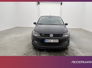 Volkswagen Polo 1.2 TSI 90hk R-Line Sensorer Farthållare