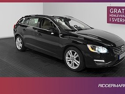 Volvo V60 D4 181hk Momentum VOC Tacklucka Värm Skinn Drag