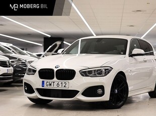 BMW 118i M Sport Shadow Line PDC Skinn 2019, Halvkombi