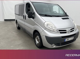 Nissan PrimastarKombi Dubbelhytt 2.0dCi Värmare Dragkrok 2013, Minibuss