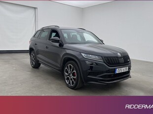 Skoda KodiaqRS 4x4 7-Sits Värmare Canton Drag Cockpit 2019, SUV