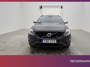 Volvo XC60 Polestar D4 AWD R-Design VOC Pano Värm Navi Skinn