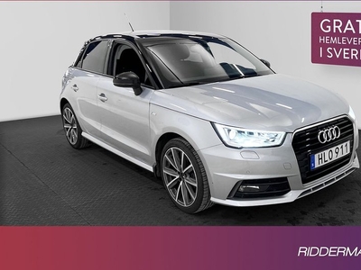 Audi A1Sportback TFSI S-Line Sensorer Välservad 2018, Halvkombi