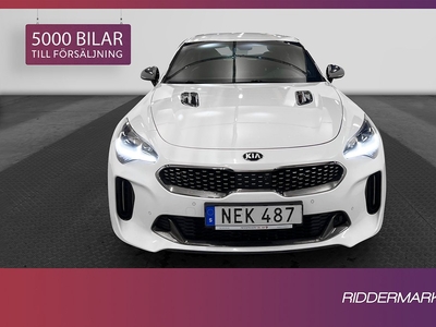 Kia Stinger CRDi AWD 200hk GT-Line H/K HUD 360° Navi Skinn