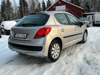 Peugeot 207 5-dörrar 1.4 88HK 7200Mil, S&V Hjul, Motorvärmare