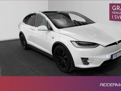 Tesla Model XP90D 7-sits Ludicrous Premium Dragkrok Sv.Såld 2016, SUV