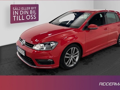 Volkswagen Golf1.4 TSI FULL R-Line P-sensorer Nyserv 2017, Halvkombi