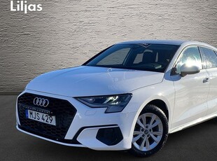 Audi A3Sportback 35 TFSI TFSis-tronic Dragkrok 2022, Halvkombi