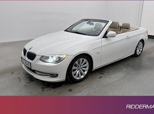 BMW 325i Convertible M-Chassi Skinn Elstolar Sensorer 2013, Cab