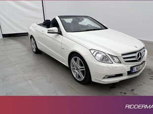 Mercedes E250Benz E 250 Cabriolet Skinn Navi Sensorer 2010, Cab