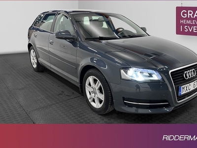 Audi A31.6 TDI Attraction Halvskinn Välserv 0,42l mil 2013, Halvkombi