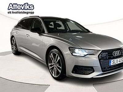 Audi A6 Quattro Avant 50 TFSI e 299hk Panorama Svart Optik