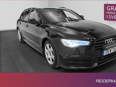 Audi A6Quattro Avant TDI S-Line Sensorer Svart Optik 2016, Kombi