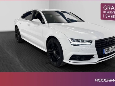 Audi A7Sportback 3.0 TDI Q S-Line Luft HUD Skinn 360° 2015, Sportkupé