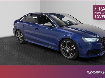 Audi S3Sedan Q RS-Stolar B&O Kamera Välservad Sv.Såld 2015, Halvkombi