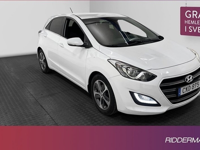 Hyundai i301.6 GDI Rattvärme Låg Skatt Välservad 2017, Halvkombi