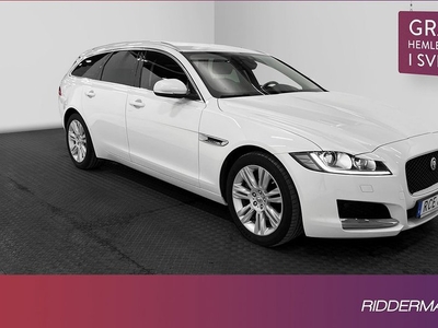 Jaguar XF20d Sportbrake AWD Skinn Kamera Värmare 2019, Kombi