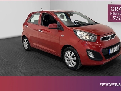 Kia Picanto1.2 CVVT GLS Rattvärme Låg Skatt Välservad 2014, Halvkombi