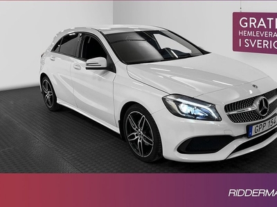 Mercedes A180Benz A 180 7G-DCT AMG Kamera Skinn Carplay 2018, Halvkombi