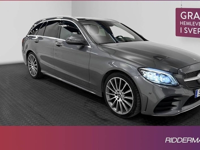 Mercedes C200Benz C 200 T AMG Cockpit Pano Carlay Dragkrok 2019, Kombi