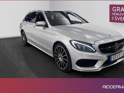 Mercedes C220Benz C 220 d 4M AMG Pano Burm Skinn Carplay Drag 2018, Kombi