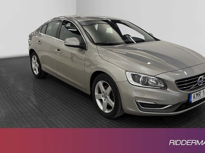 Volvo S60D4 Summum VOC Taklucka Värmare Navi Välserv 2014, Sedan